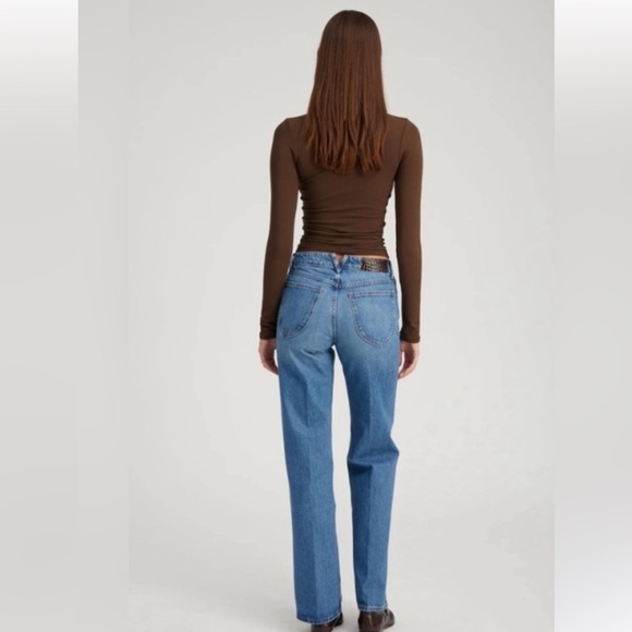 SPRWMN Straight Leg Denim Jeans NWT High Rise Size 26 Cotton - Picture 2 of 11